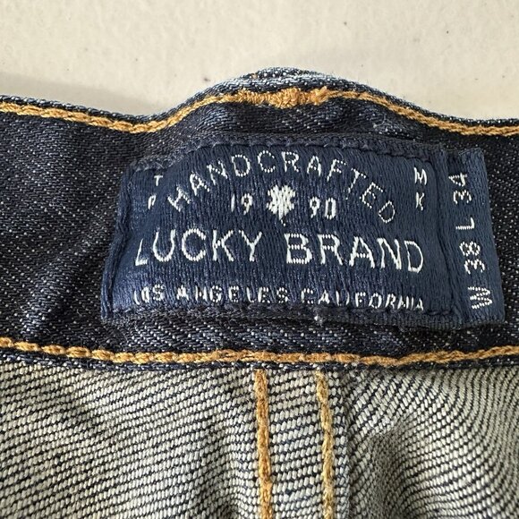 Lucky Brand 181 Relaxed Straight Denim Jeans Size 38x34 Blue - Picture 4 of 11